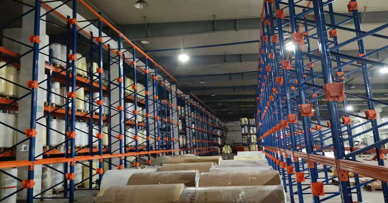 來看，浙江萬寶龍膠粘制品有限公司-重型貨架完工案例展現(xiàn)